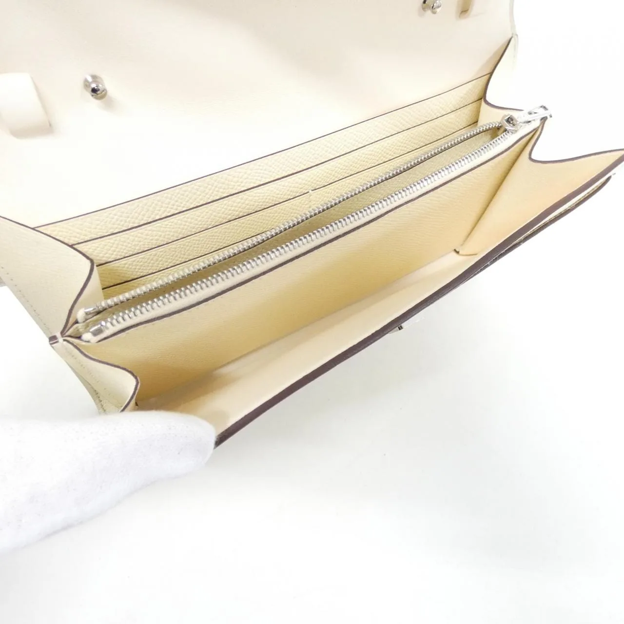 HERMES Constance 080242CK Wallet Epsom Black Epsom Leather Rank A - Thumbnail 8