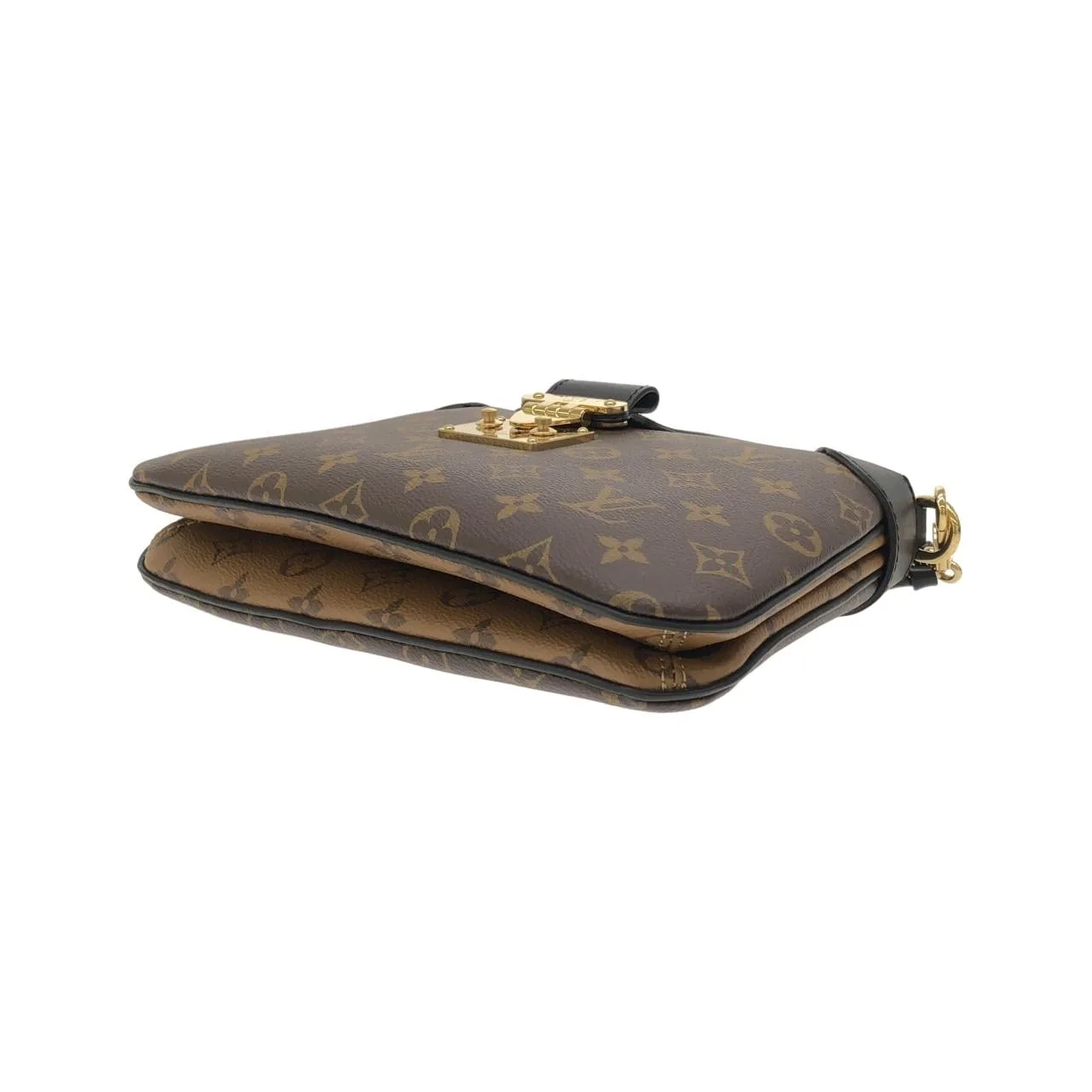 LOUIS VUITTON M46659 Shoulder Monogram 黑色 Monogram 中古品A - 縮圖 3