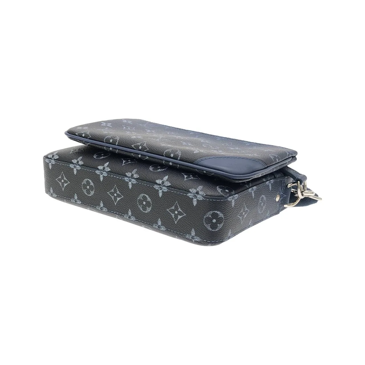 LOUIS VUITTON M11592 Shoulder Monogram 深藍色 Monogram 中古品A - 縮圖 3