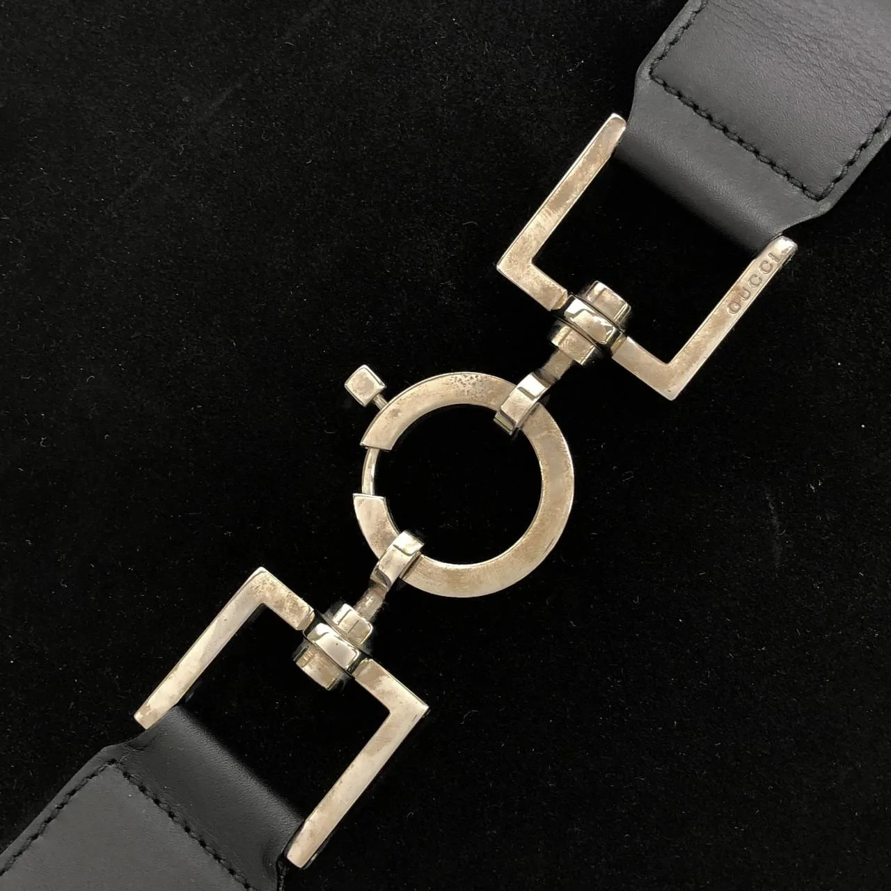 GUCCI 001 4052 Shoulder 黑色 中古品A - 縮圖 6