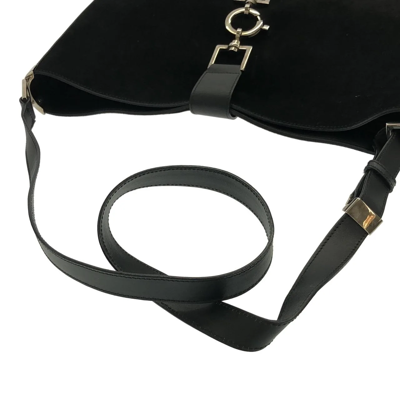 GUCCI 001 4052 Shoulder 黑色 中古品A - 縮圖 7