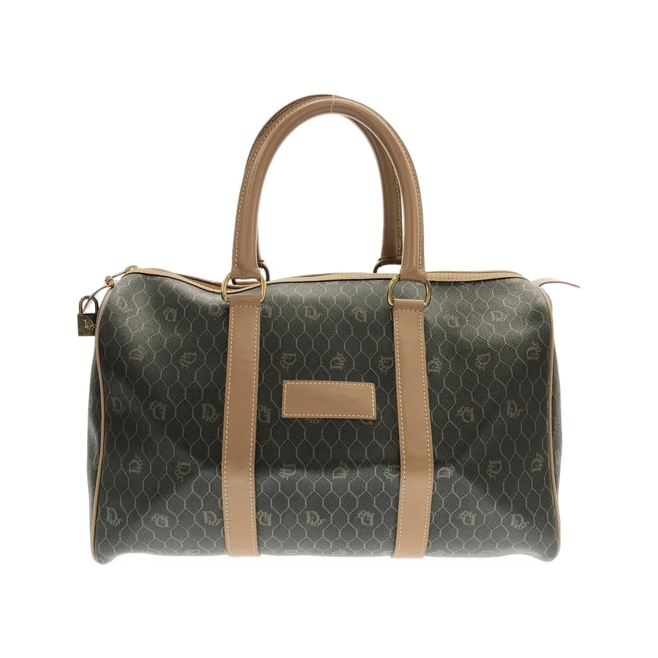 DIOR Boston Canvas Brown