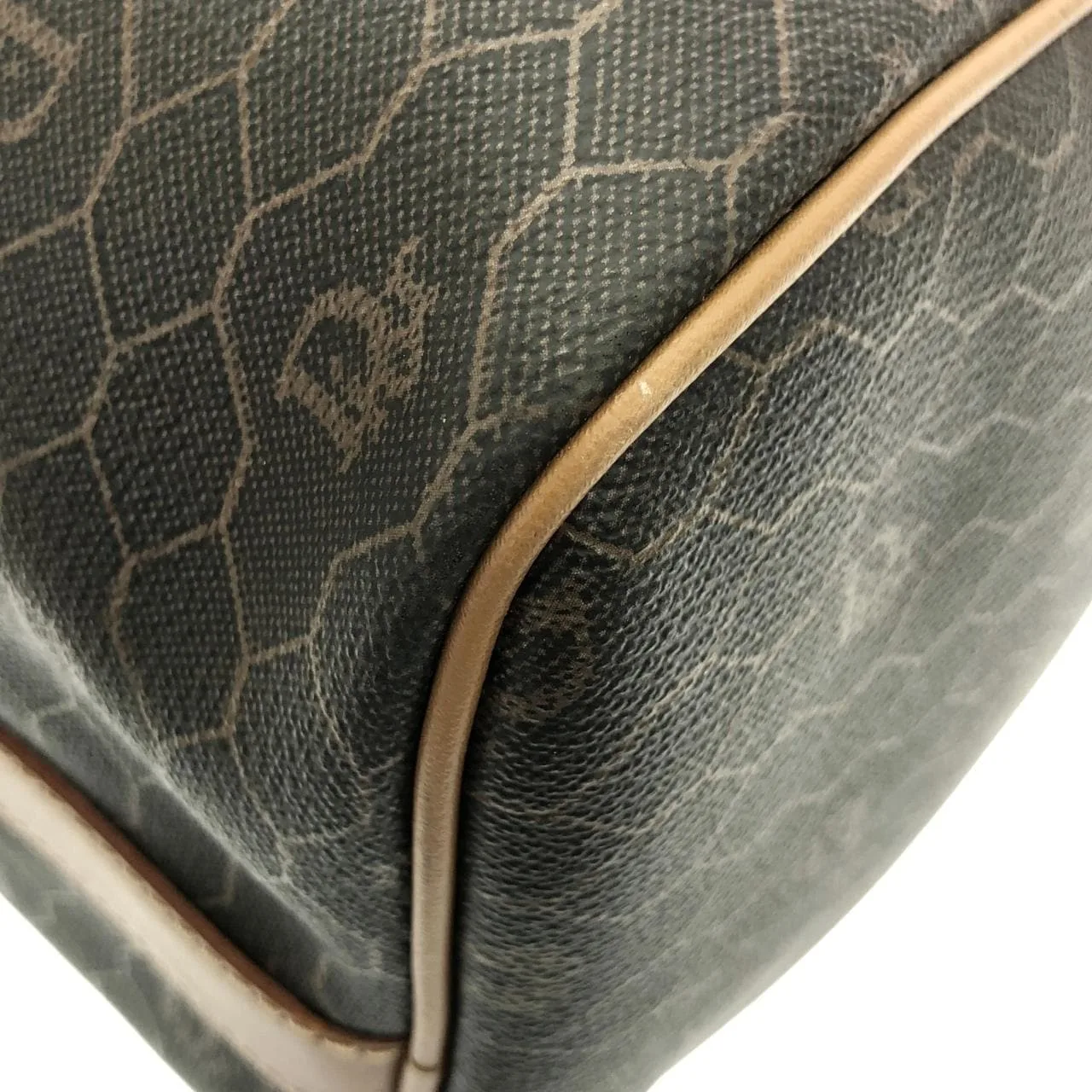 DIOR Boston Canvas 棕色 帆布 中古品A - 縮圖 3