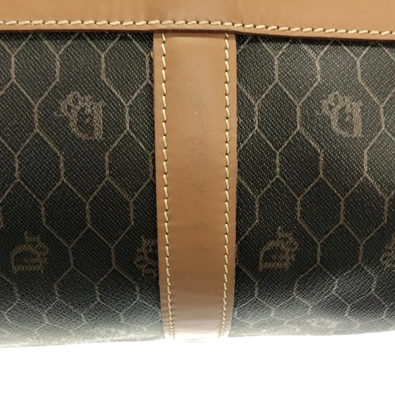 DIOR Boston Canvas 棕色 帆布 中古品A - 縮圖 4