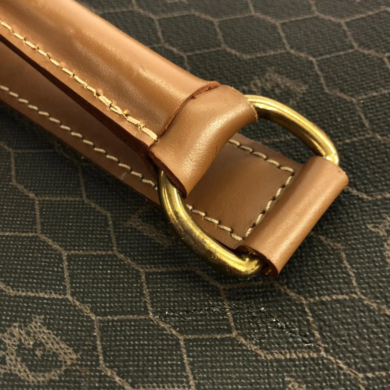 DIOR Boston Canvas 棕色 帆布 中古品A - 縮圖 7