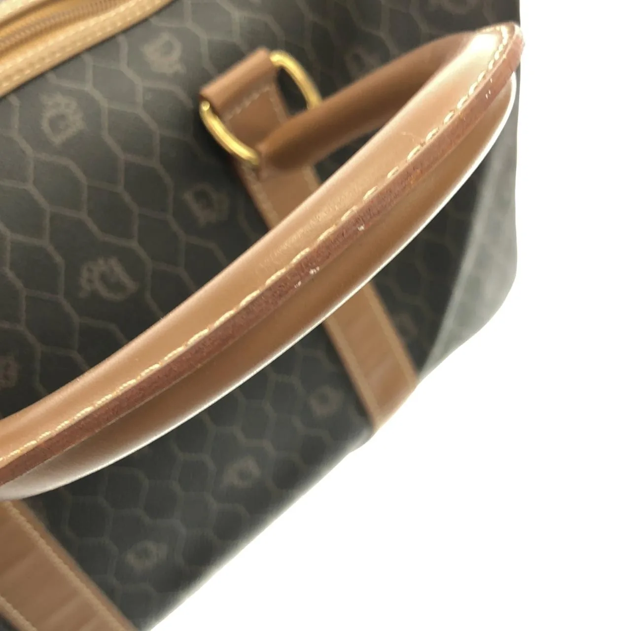 DIOR Boston Canvas 棕色 帆布 中古品A - 縮圖 9