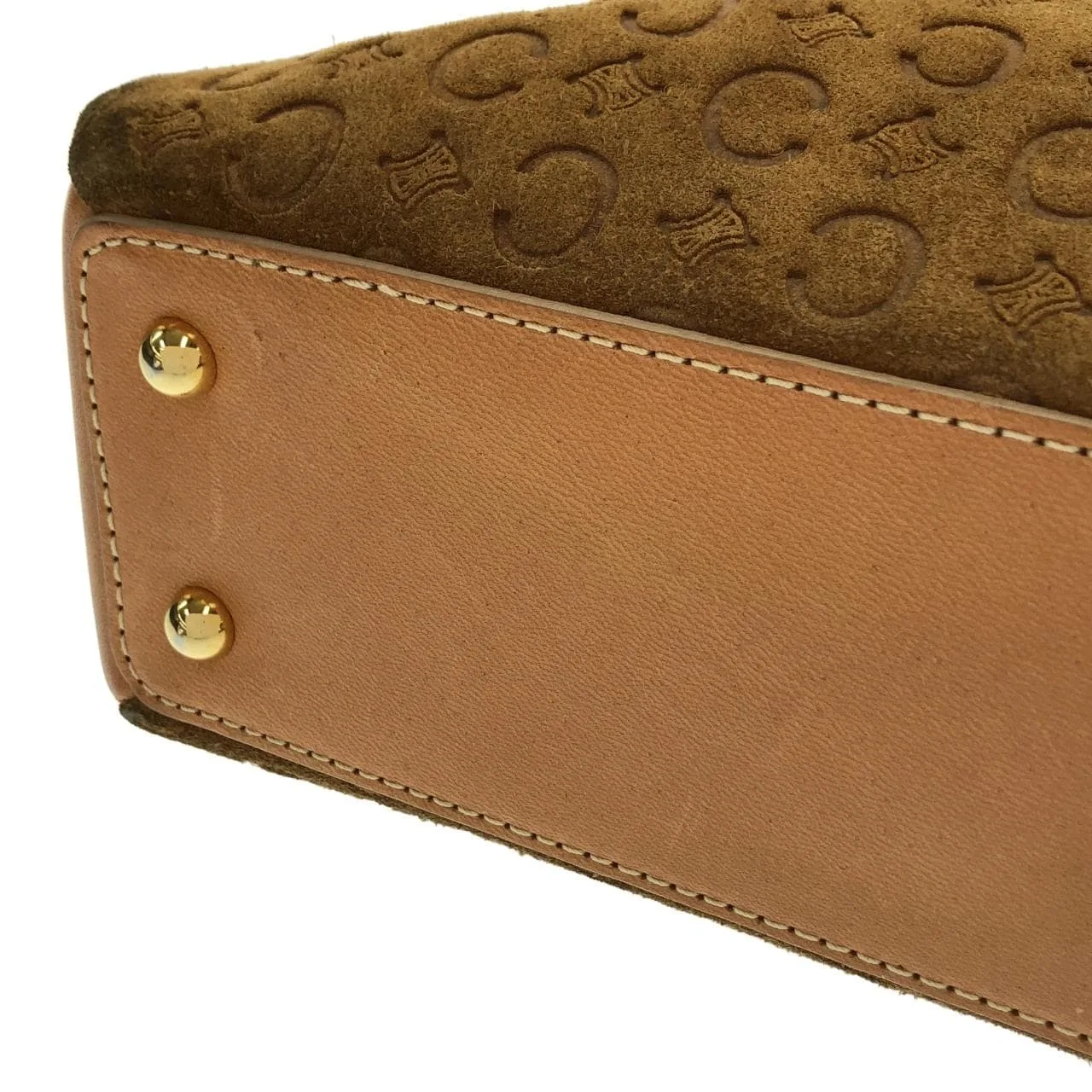 CELINE Handbag 棕色 中古品B - 縮圖 2