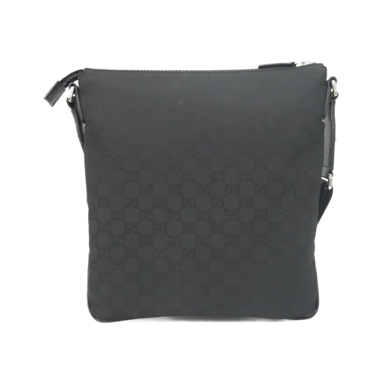 GUCCI GG Supreme 449184 G1XHN Shoulder Nylon 黑色 尼龍 中古品A - 縮圖 2