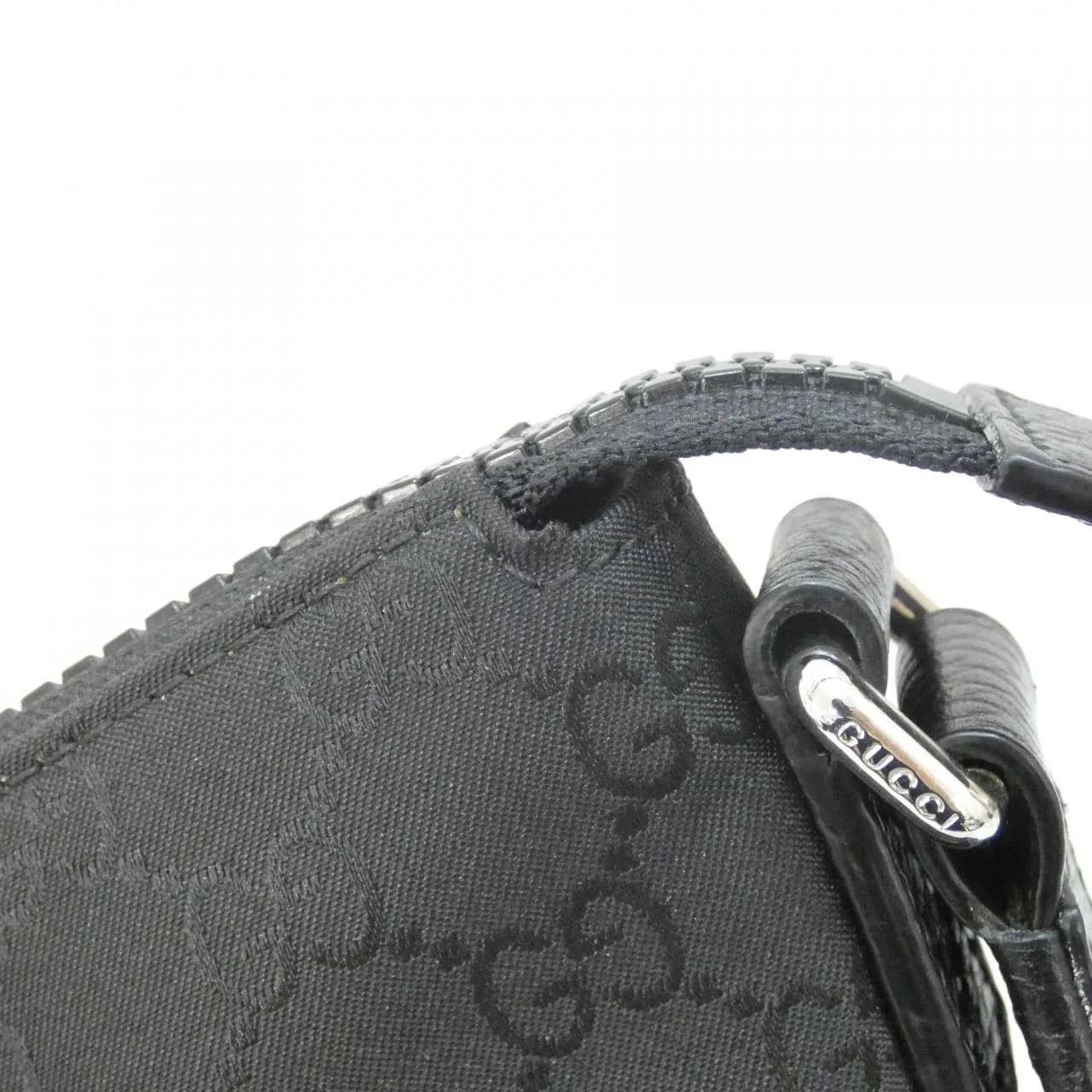 GUCCI GG Supreme 449184 G1XHN Shoulder Nylon 黑色 尼龍 中古品A - 縮圖 5