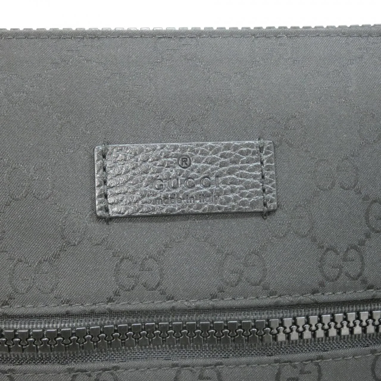 GUCCI GG Supreme 449184 G1XHN Shoulder Nylon 黑色 尼龍 中古品A - 縮圖 6