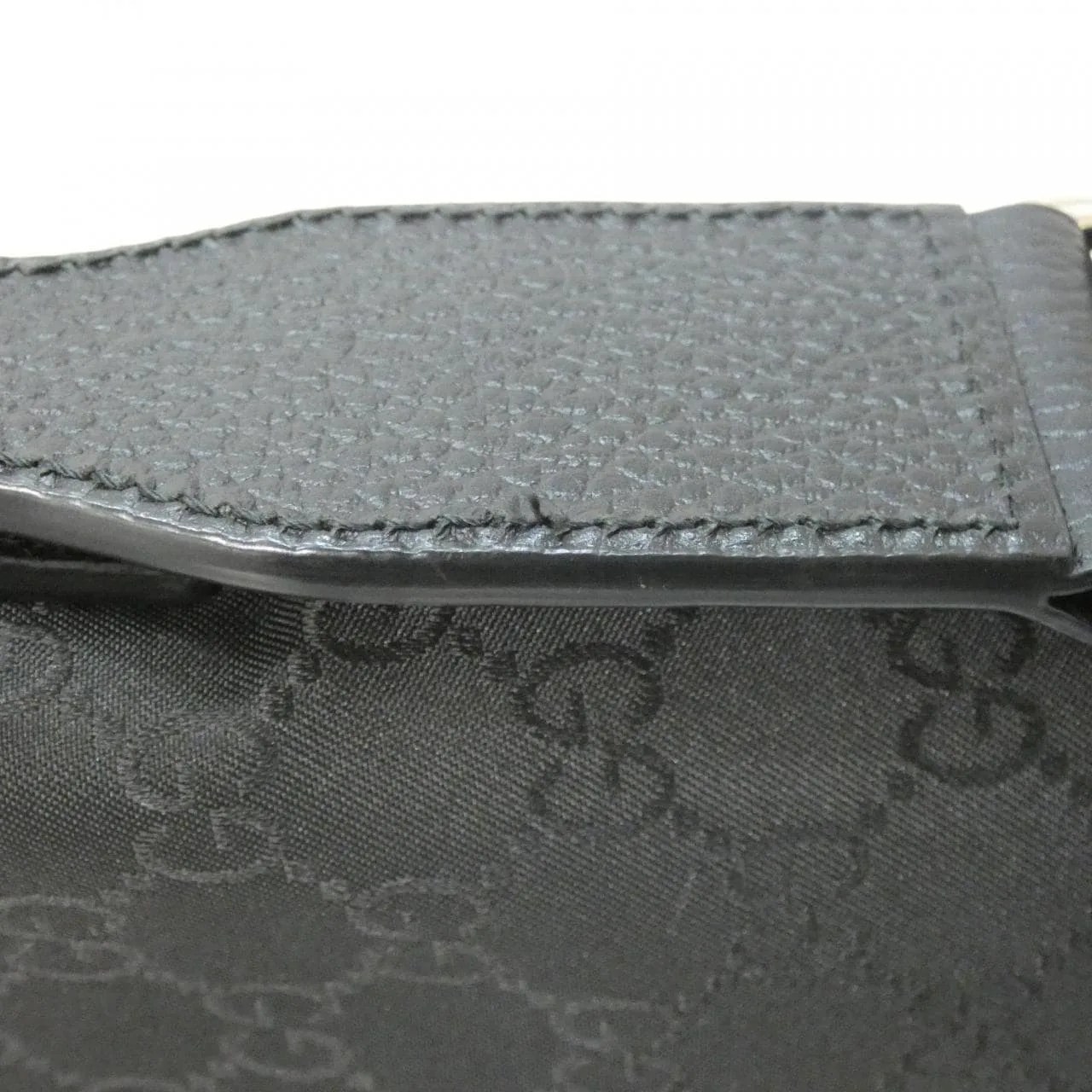 GUCCI GG Supreme 449184 G1XHN Shoulder Nylon 黑色 尼龍 中古品A - 縮圖 7