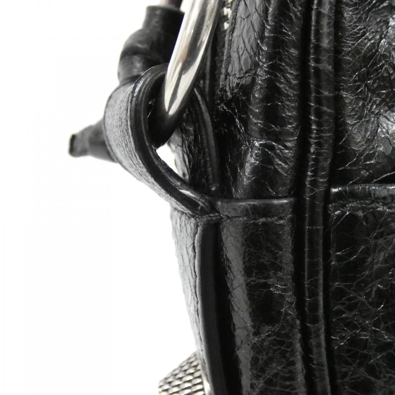 BALENCIAGA Le Cagole 719065 210KR 肩背包 羊皮 黑色 羊皮 中古品A - 縮圖 6