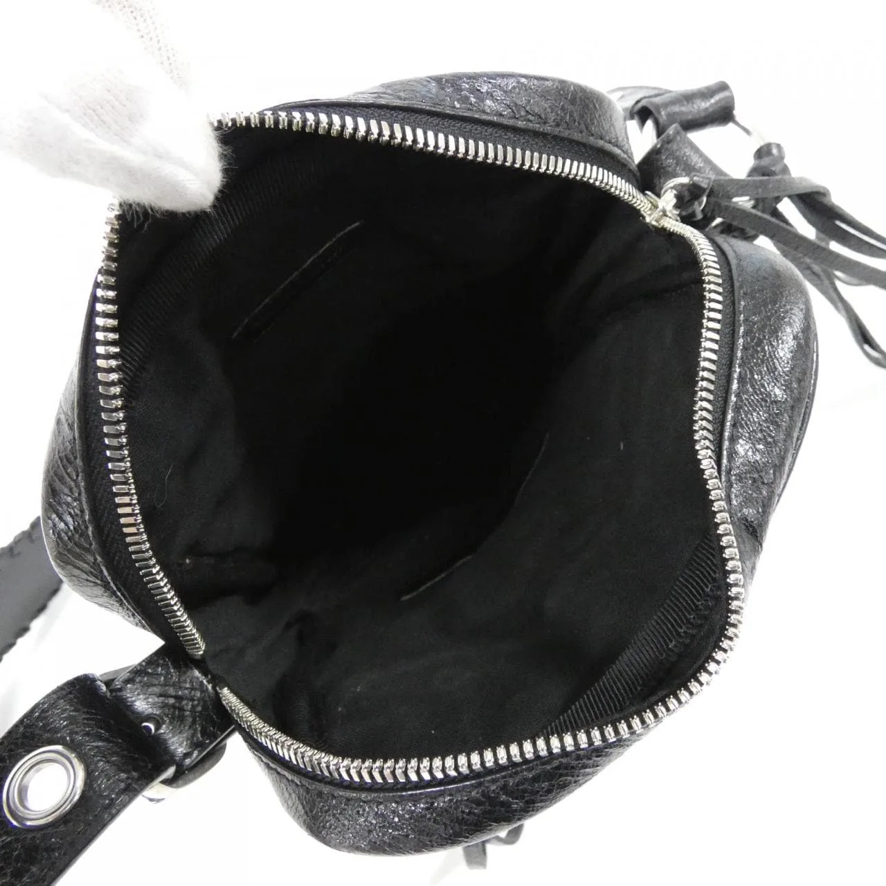 BALENCIAGA Le Cagole 719065 210KR 肩背包 羊皮 黑色 羊皮 中古品A - 縮圖 8