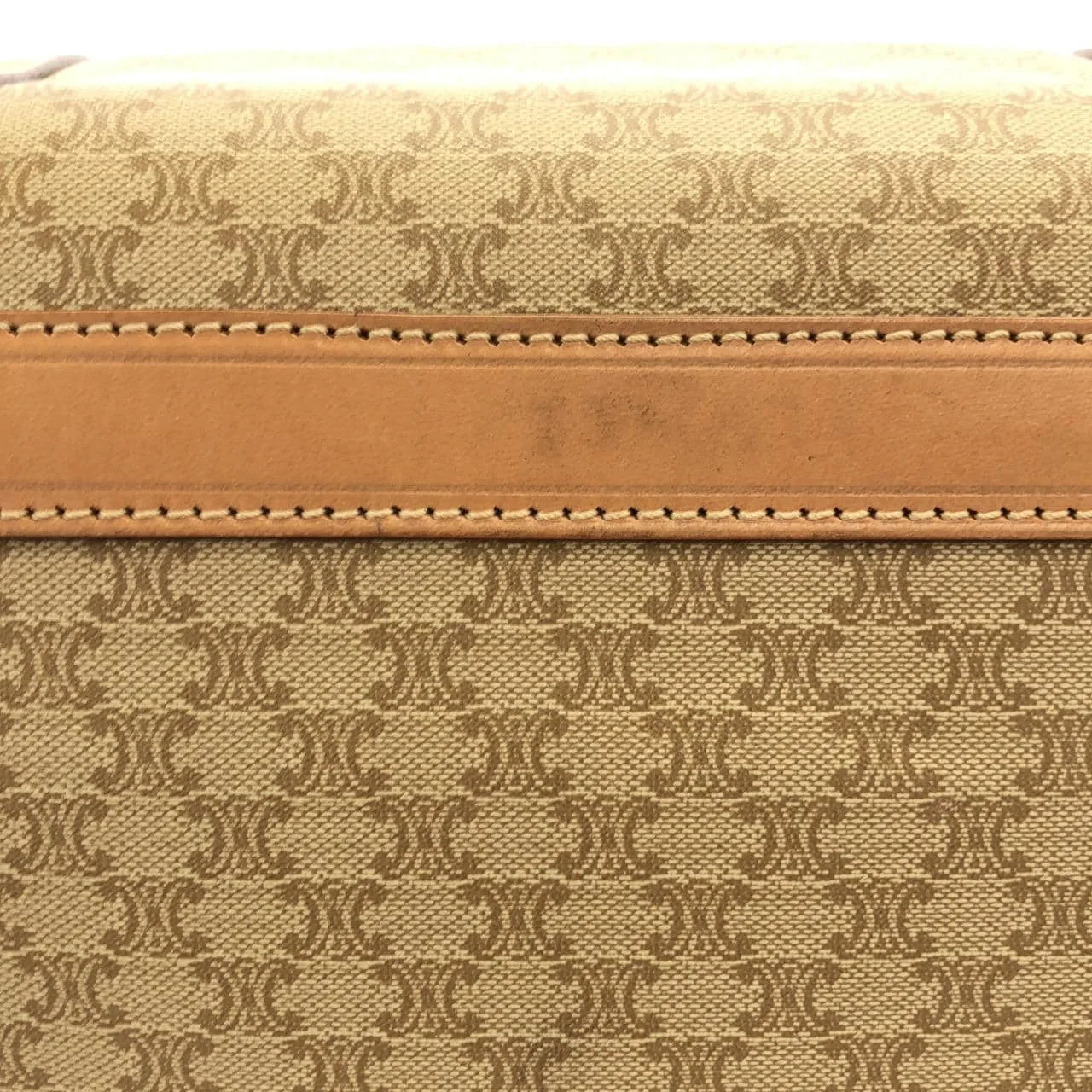 CELINE Boston Canvas 米色 帆布 中古品A - 縮圖 4