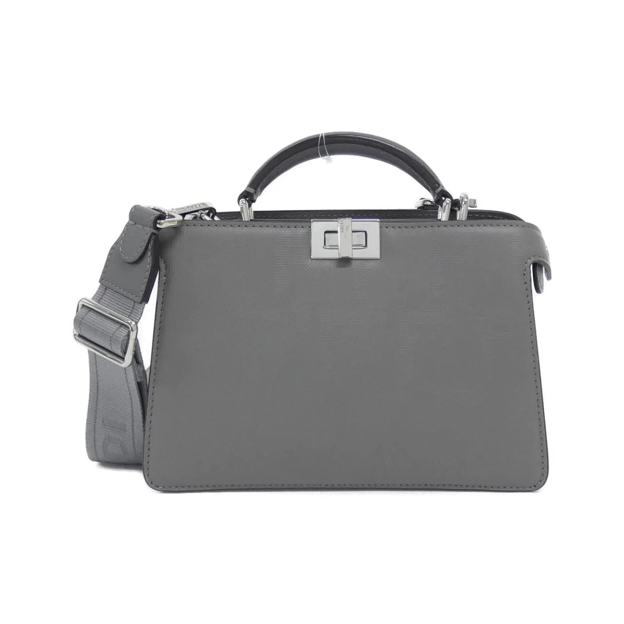 FENDI Baguette 7VA582 AP1T Handbag Leather Black