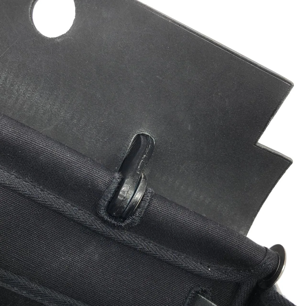 HERMES Herbag 038465CB Handbag Black Rank A - Thumbnail 9