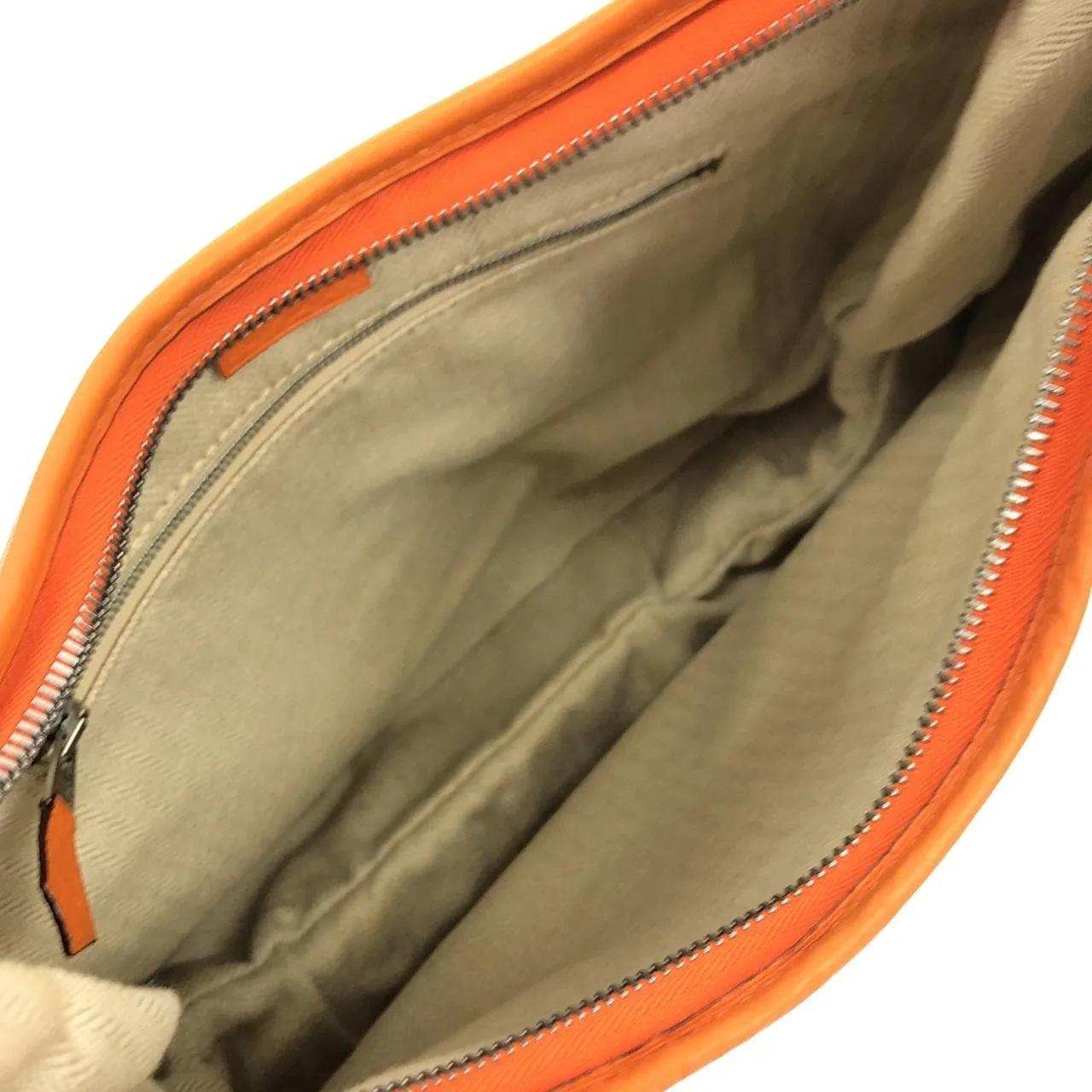 HERMES Shoulder Togo 橙色 Togo 牛皮 中古品A - 縮圖 8