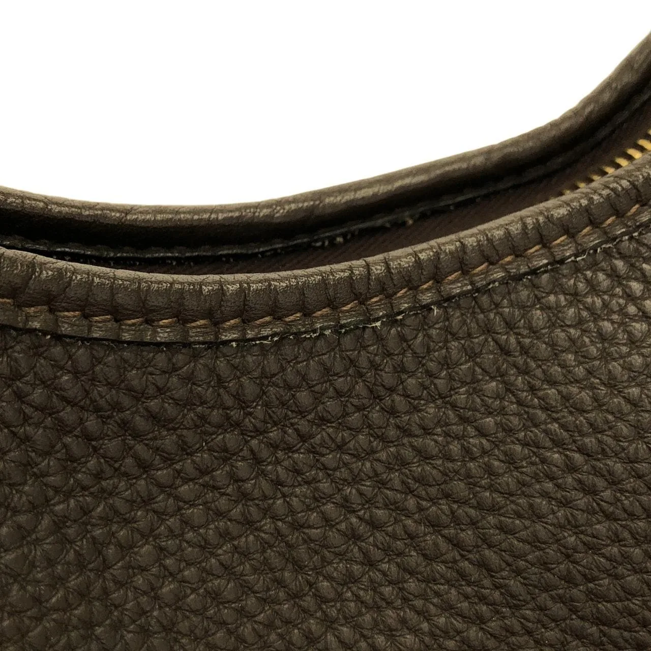 HERMES Shoulder Togo Black Togo Leather Rank A - Thumbnail 4