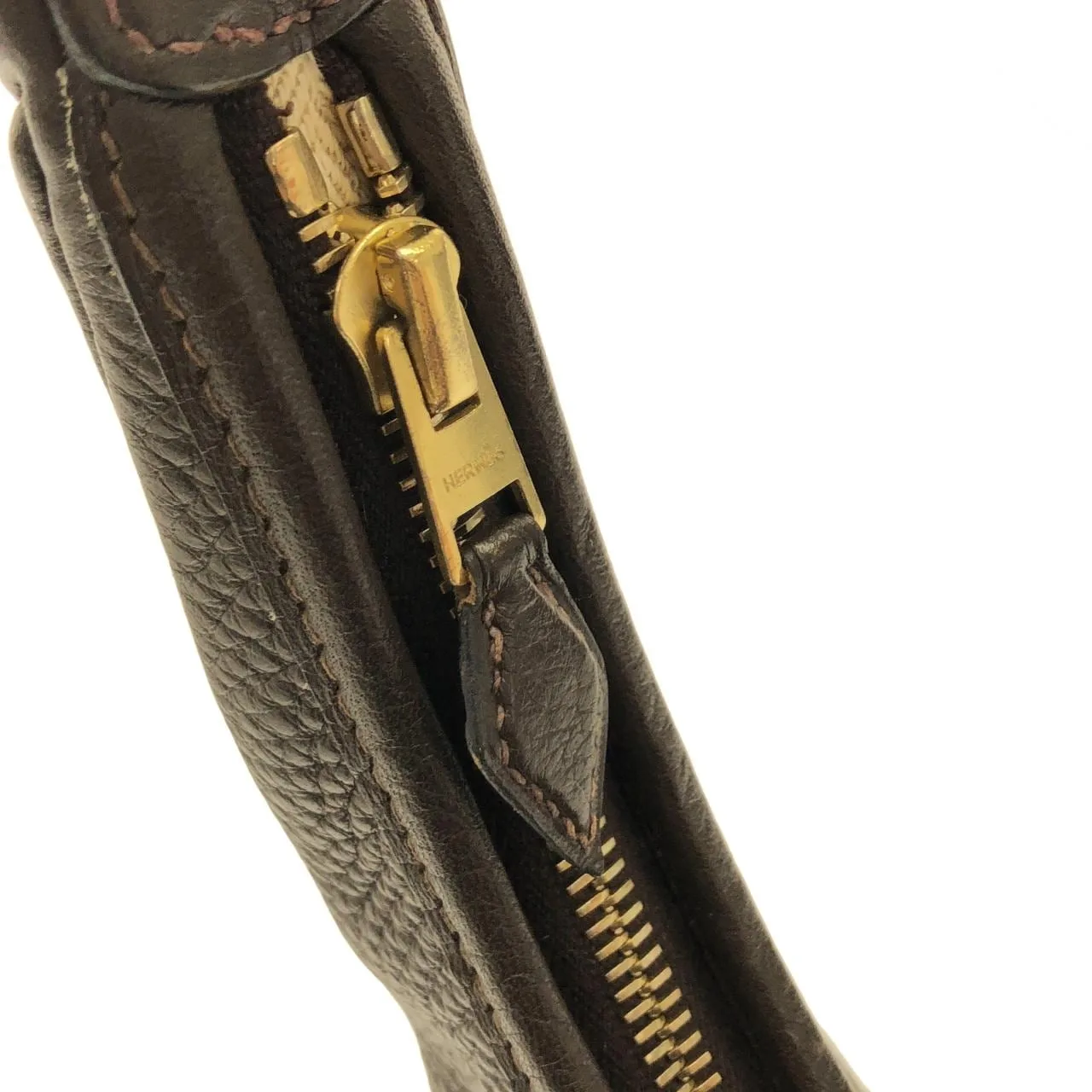 HERMES Shoulder Togo Black Togo Leather Rank A - Thumbnail 6