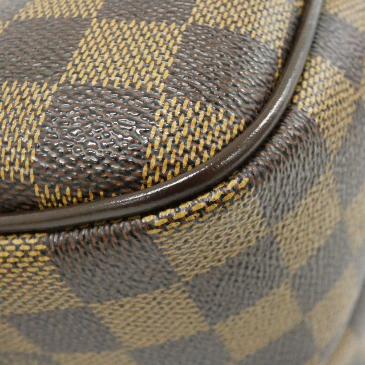 LOUIS VUITTON N45253 Shoulder Damier 黑色 Damier 中古品A - 縮圖 3