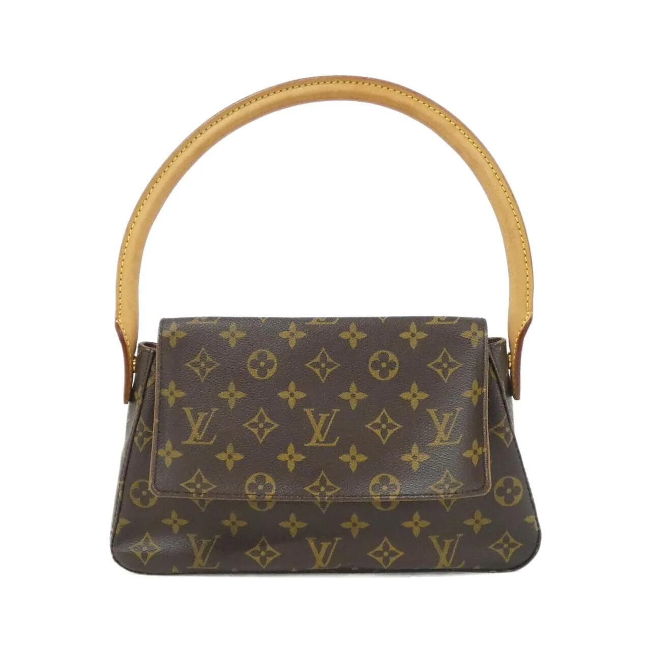 LOUIS VUITTON Looping M51147 Shoulder Monogram 黑色