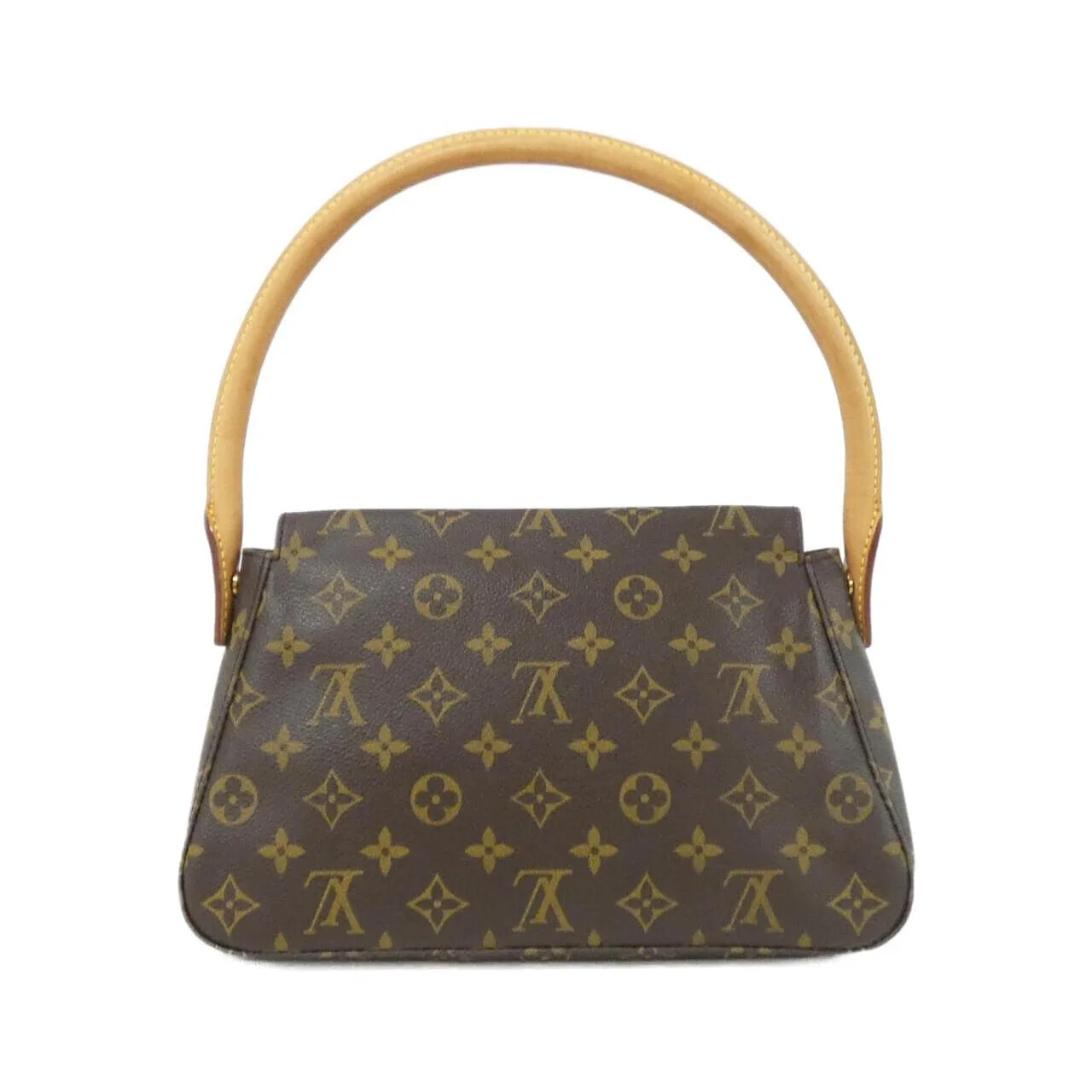 LOUIS VUITTON Looping M51147 Shoulder Monogram 黑色 Monogram 中古品A - 縮圖 2