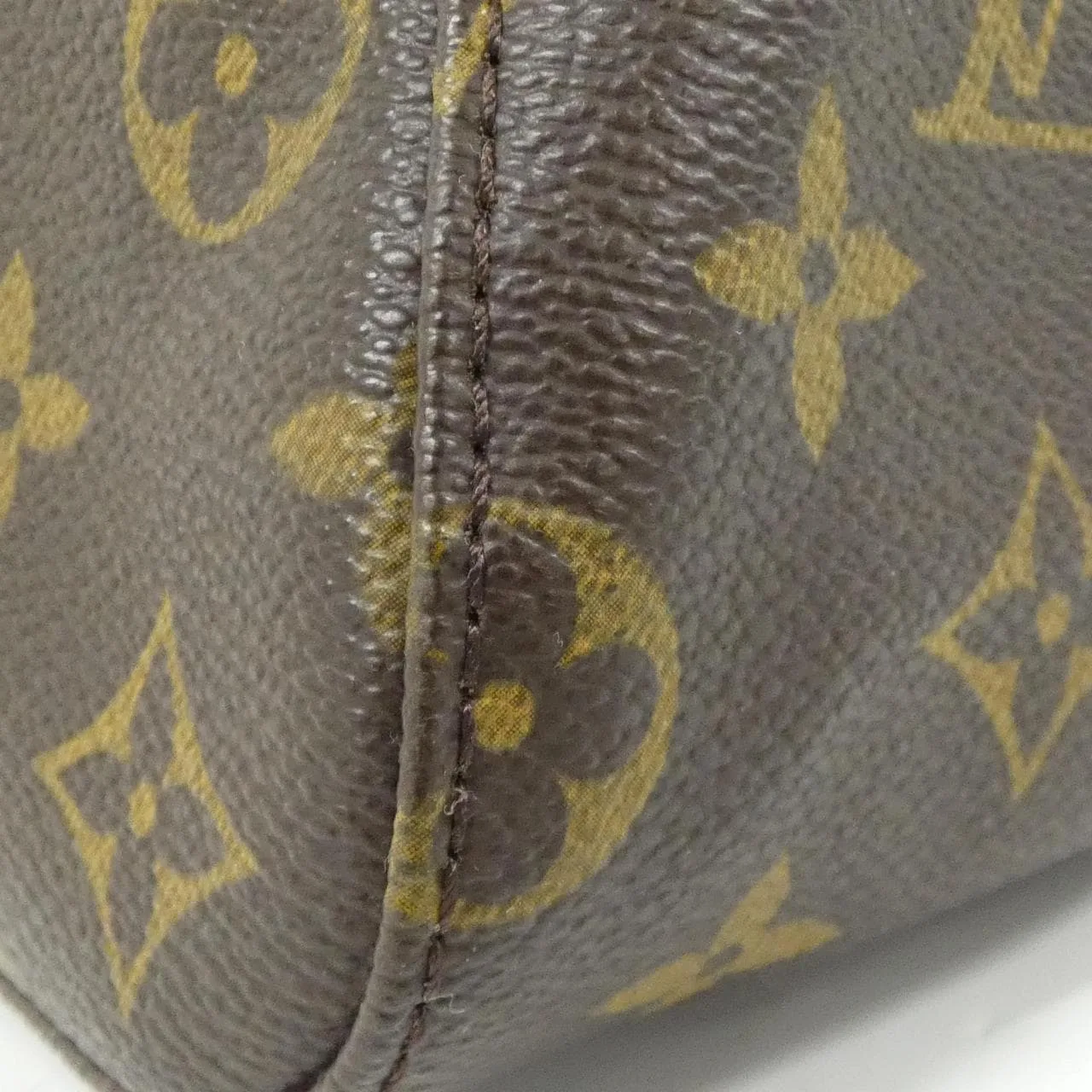 LOUIS VUITTON Looping M51147 Shoulder Monogram 黑色 Monogram 中古品A - 縮圖 5