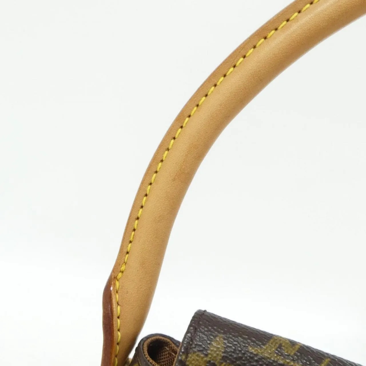 LOUIS VUITTON Looping M51147 Shoulder Monogram 黑色 Monogram 中古品A - 縮圖 8