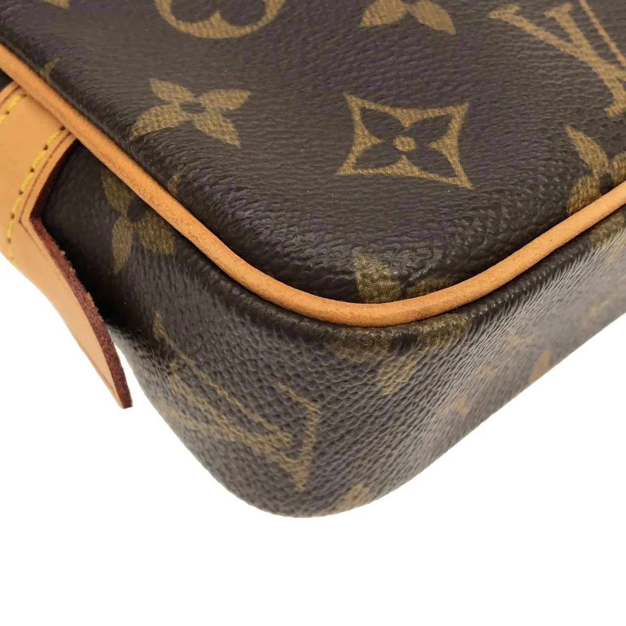 LOUIS VUITTON M51828 Shoulder Monogram 黑色 Monogram 中古品A - 縮圖 2