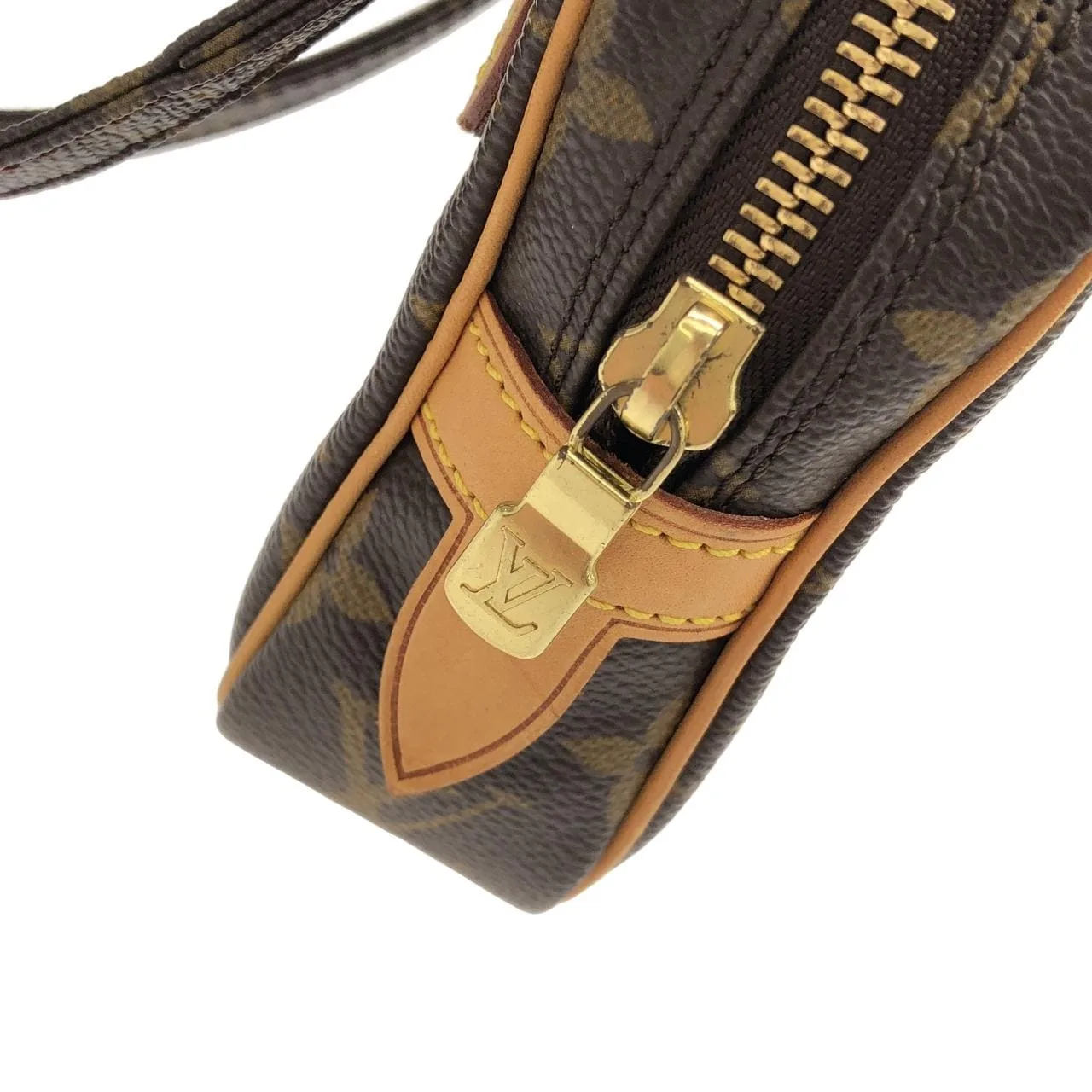 LOUIS VUITTON M51828 Shoulder Monogram 黑色 Monogram 中古品A - 縮圖 3