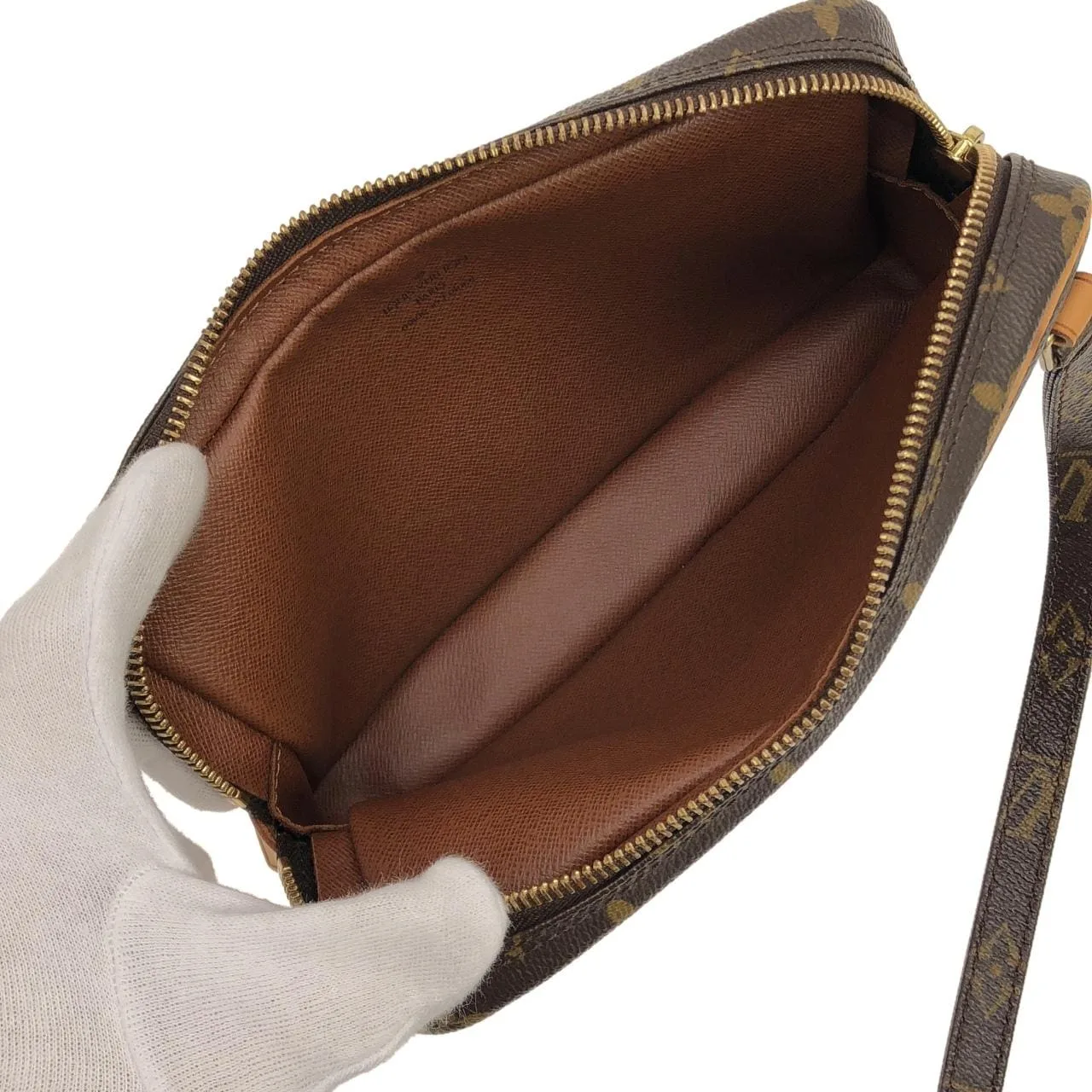 LOUIS VUITTON M51828 Shoulder Monogram 黑色 Monogram 中古品A - 縮圖 6