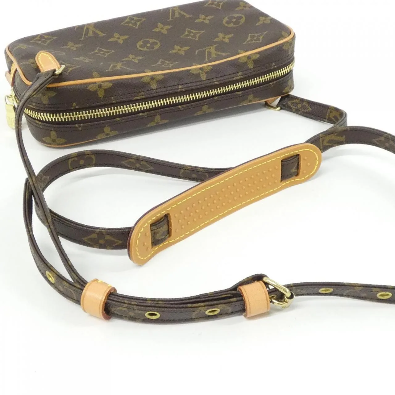 LOUIS VUITTON M51828 Shoulder Monogram 黑色 Monogram 中古品A - 縮圖 7