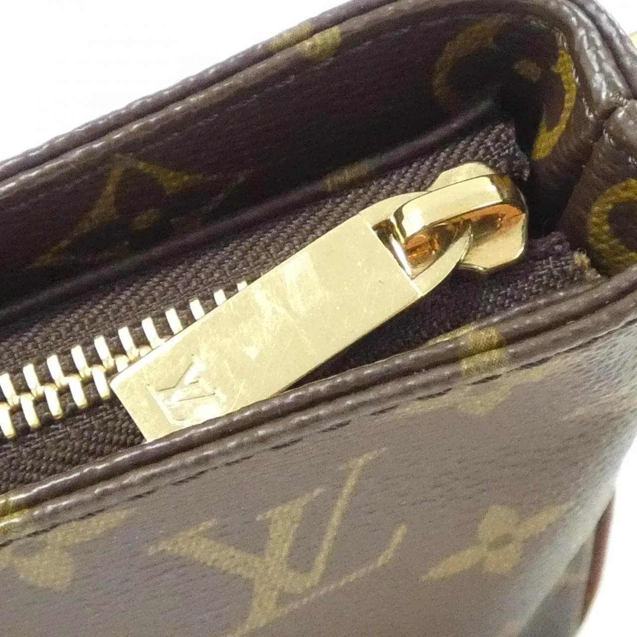 LOUIS VUITTON Trotteur M51240 Shoulder Monogram 黑色 Monogram 中古品A - 縮圖 3