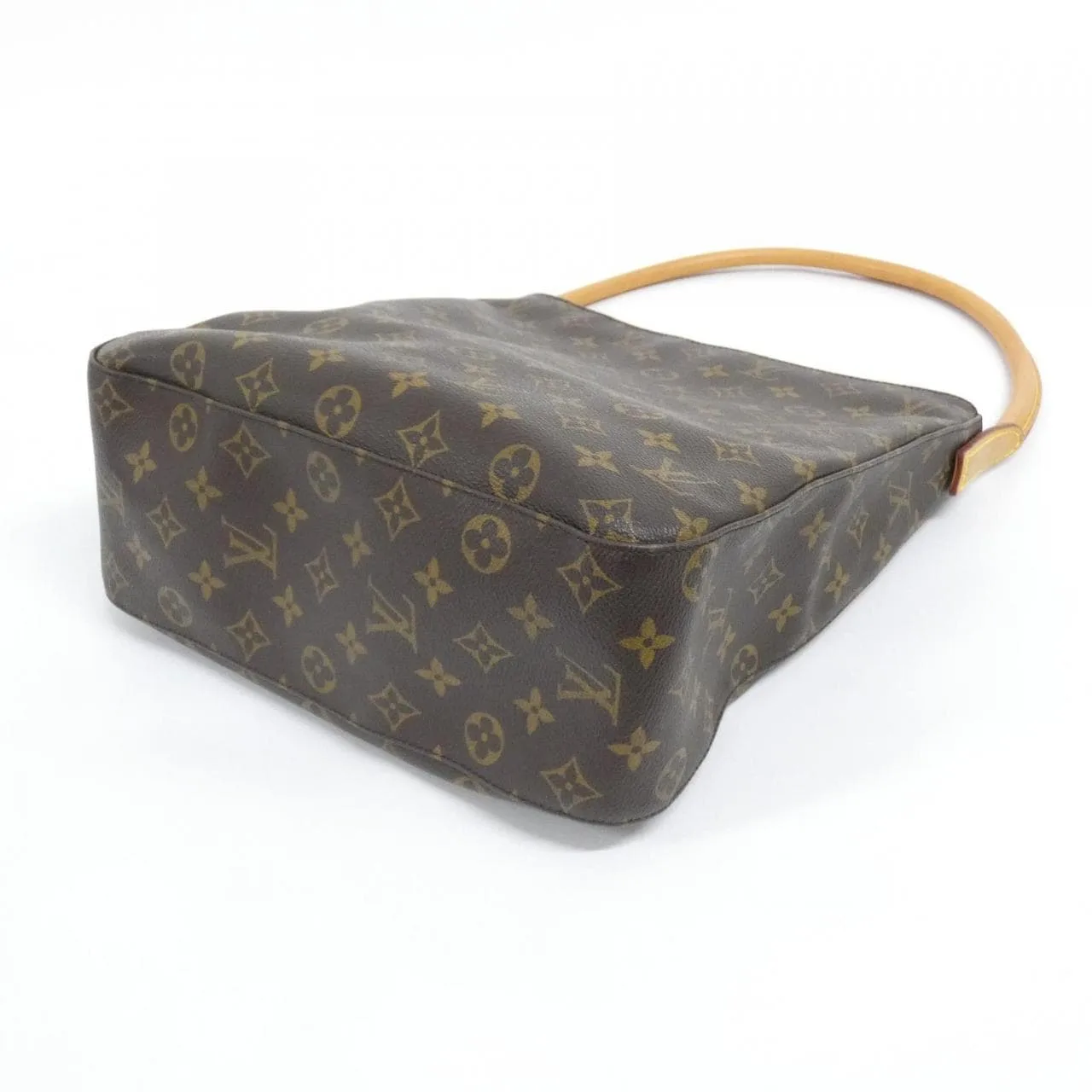 LOUIS VUITTON Looping M51145 Shoulder Monogram 黑色 Monogram 中古品A - 縮圖 2