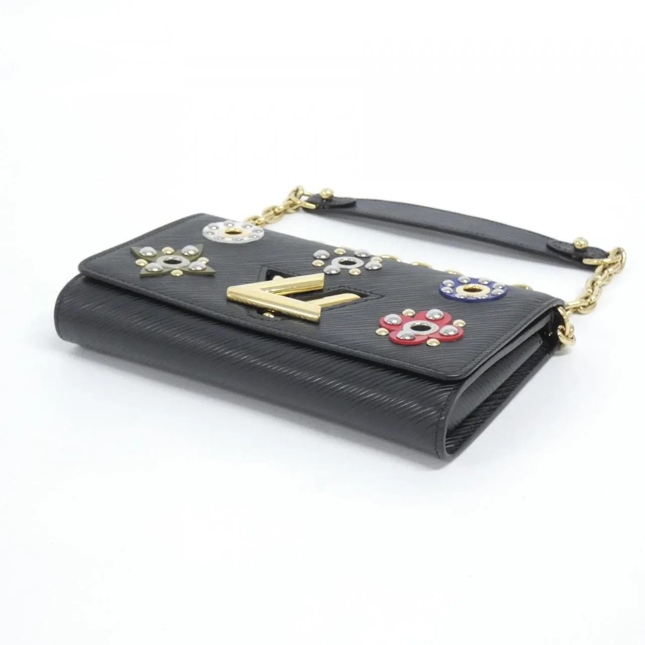 LOUIS VUITTON Twist M62463 Wallet Epi 黑色 Epi 中古品A - 縮圖 3