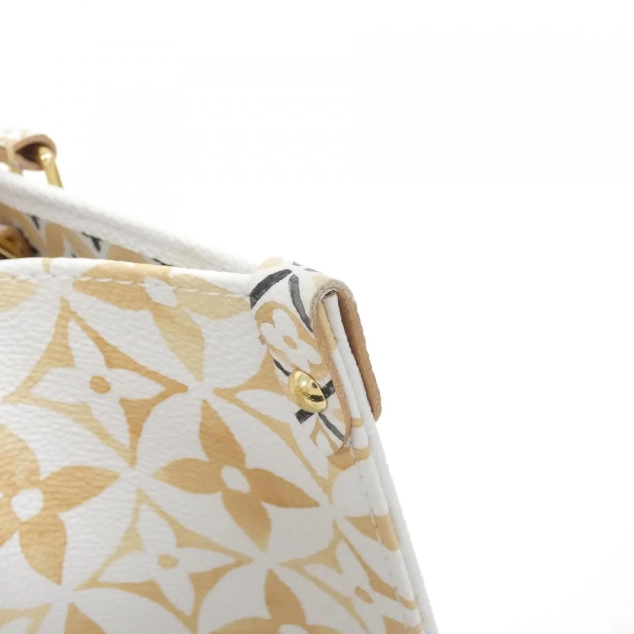 LOUIS VUITTON OnTheGo M22975 Handbag Monogram 米色 Monogram 中古品A - 縮圖 7