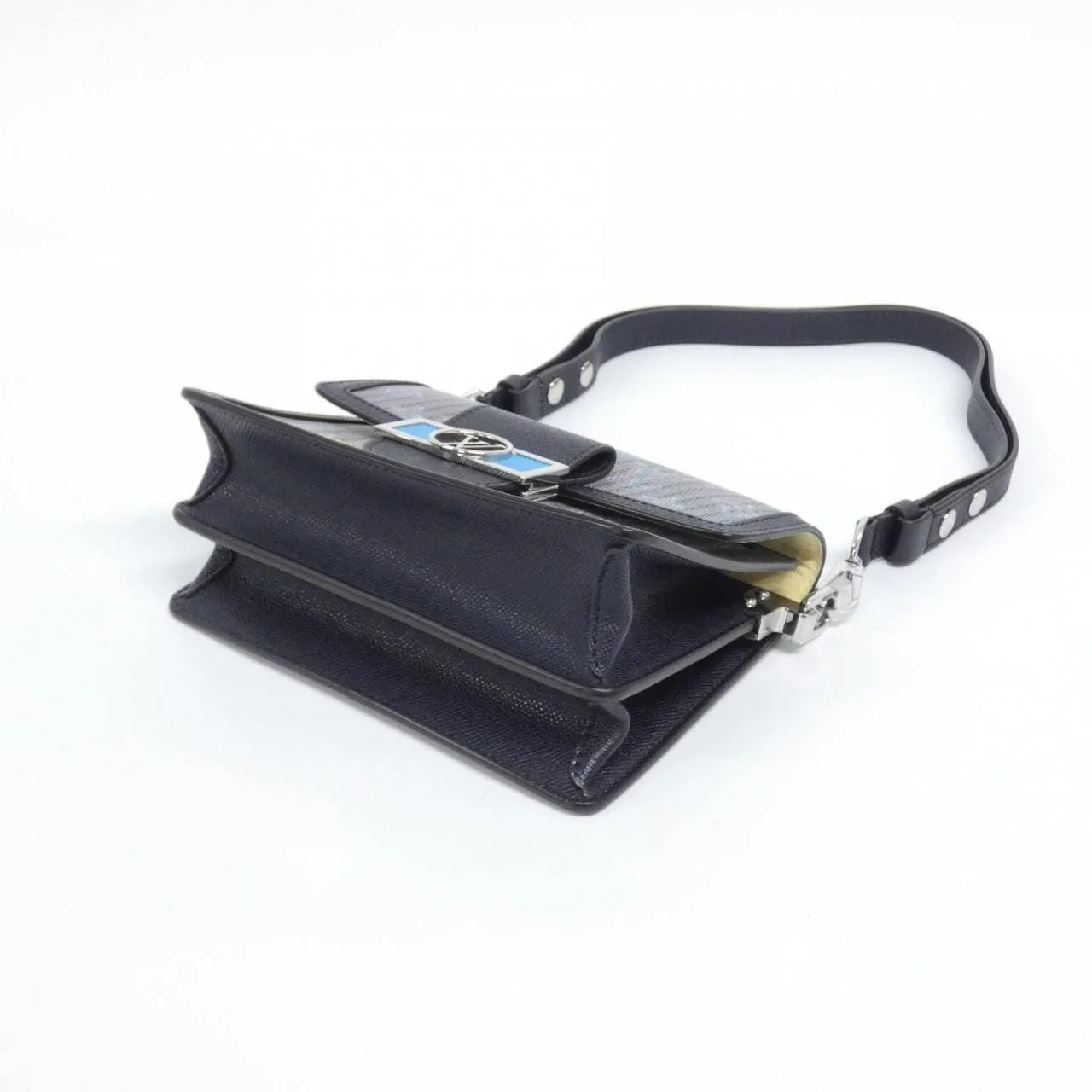 LOUIS VUITTON Dauphine M55454 Shoulder 藍色 中古品A - 縮圖 3