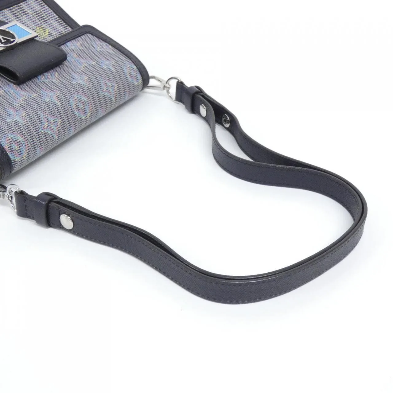 LOUIS VUITTON Dauphine M55454 Shoulder 藍色 中古品A - 縮圖 6