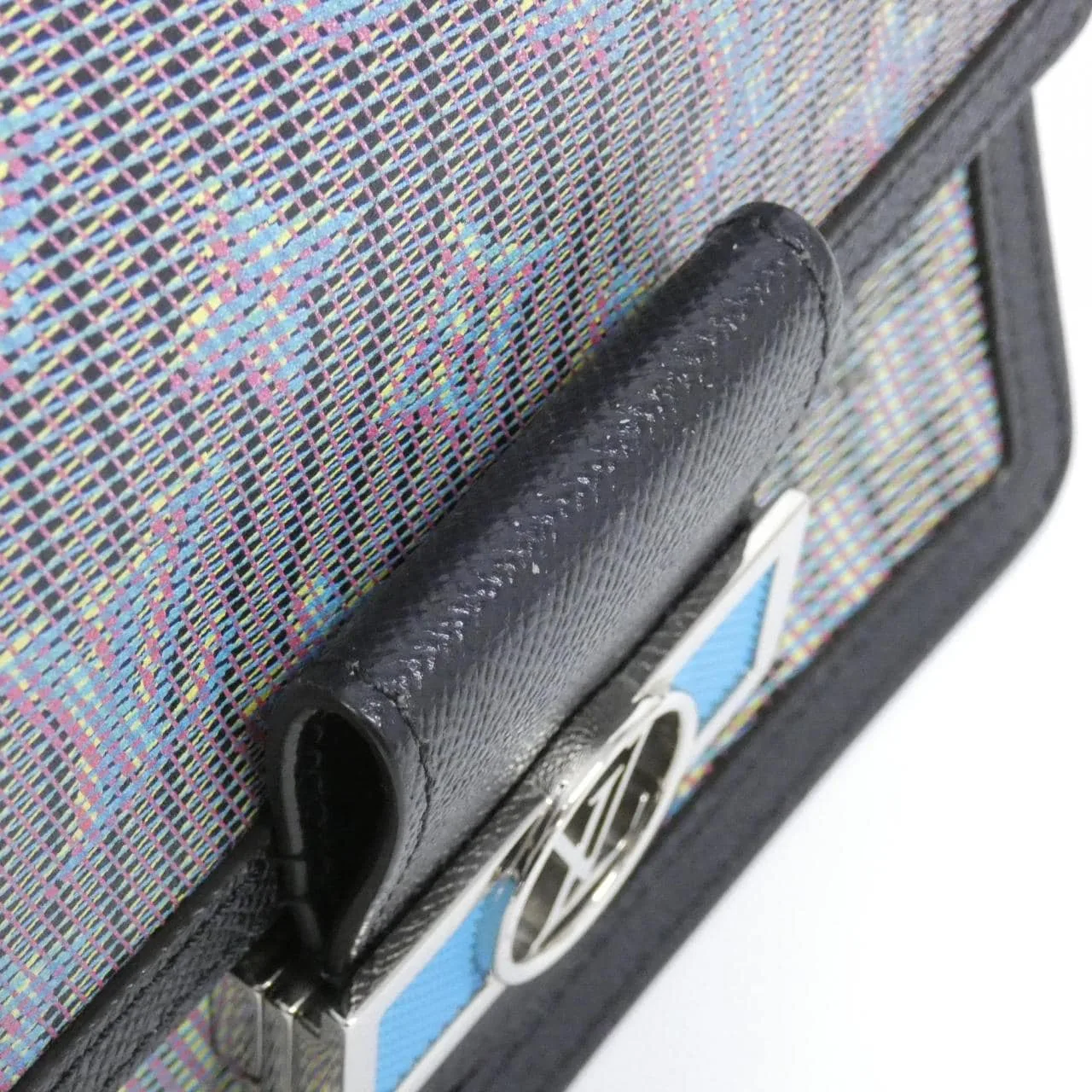 LOUIS VUITTON Dauphine M55454 Shoulder 藍色 中古品A - 縮圖 10