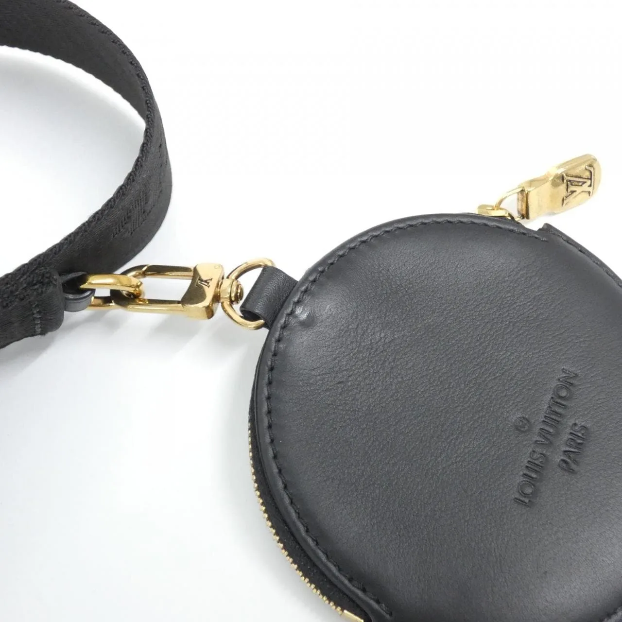LOUIS VUITTON Pochette M56461 Shoulder 黑色 中古品A - 縮圖 5