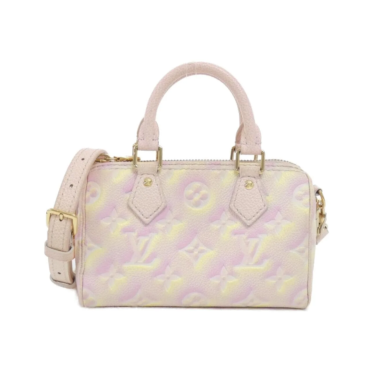 LOUIS VUITTON Speedy M81508 Boston Monogram Pink
