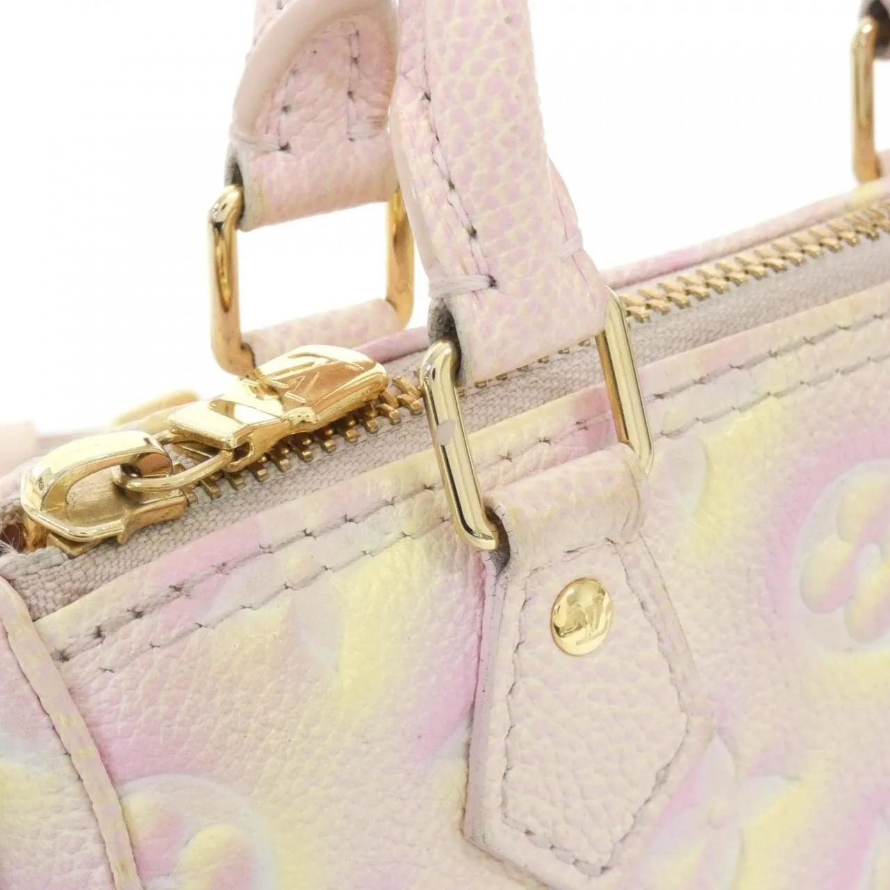 LOUIS VUITTON Speedy M81508 Boston Monogram 粉色 Monogram 中古品B - 縮圖 5