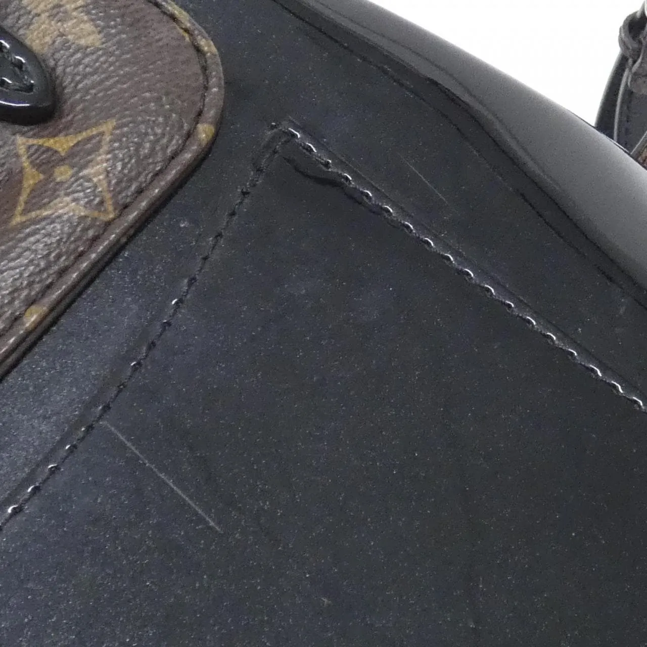 LOUIS VUITTON M55769 Backpack Monogram 黑色 Monogram 中古品A - 縮圖 5