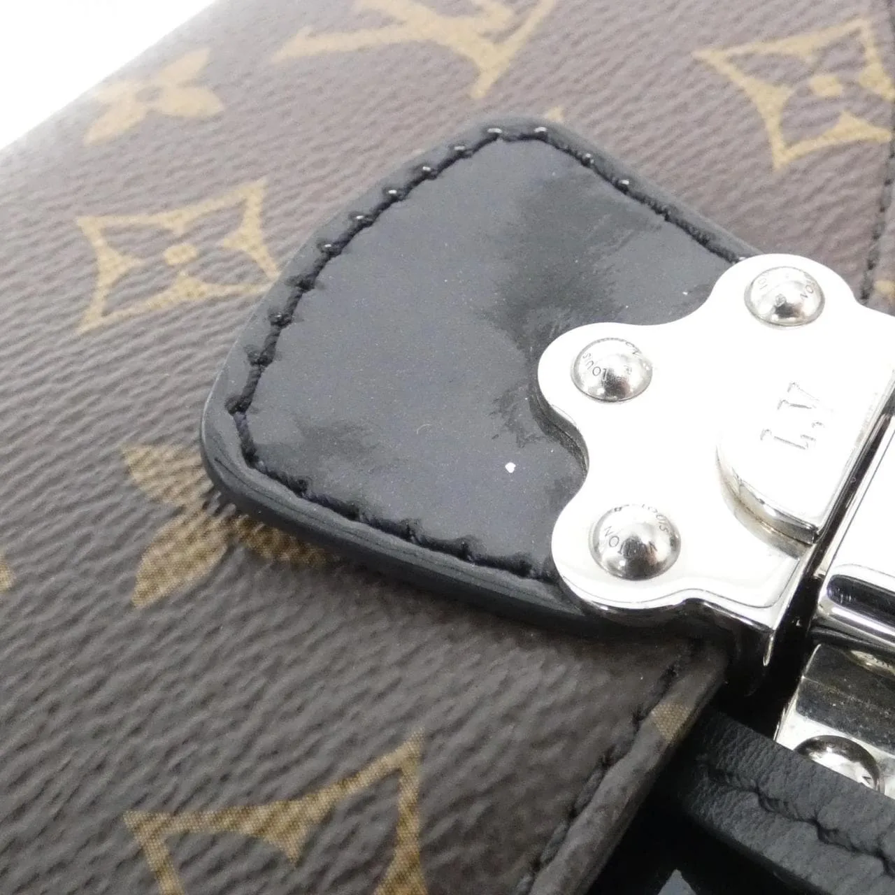 LOUIS VUITTON M55769 Backpack Monogram 黑色 Monogram 中古品A - 縮圖 7