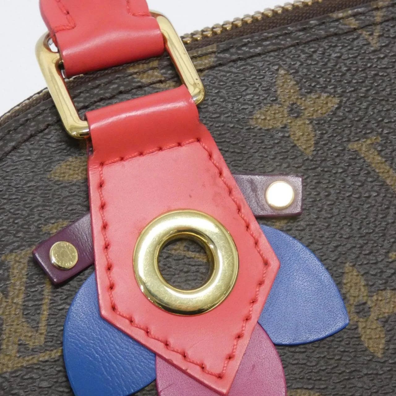 LOUIS VUITTON Alma M41659 Handbag Monogram 黑色 Monogram 中古品A - 縮圖 5