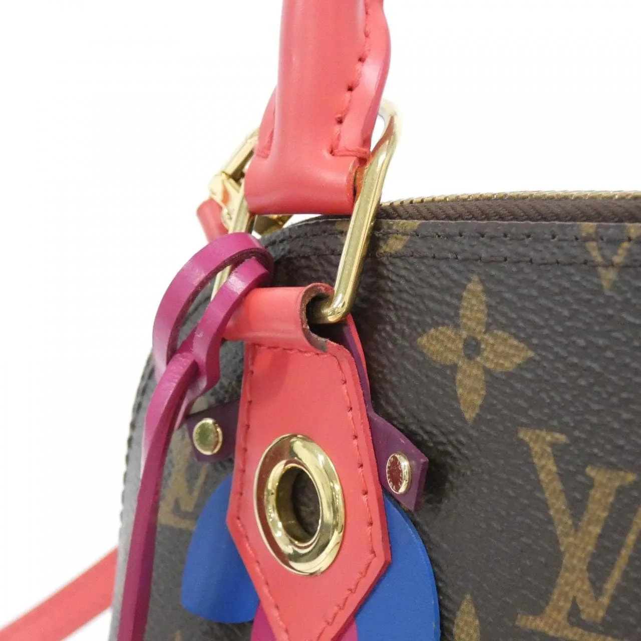LOUIS VUITTON Alma M41659 Handbag Monogram 黑色 Monogram 中古品A - 縮圖 6