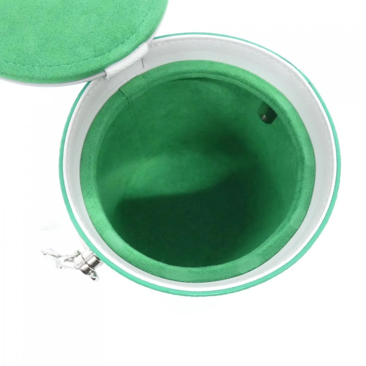 LOUIS VUITTON M81592 Handbag Canvas 綠色 帆布 中古品A - 縮圖 9