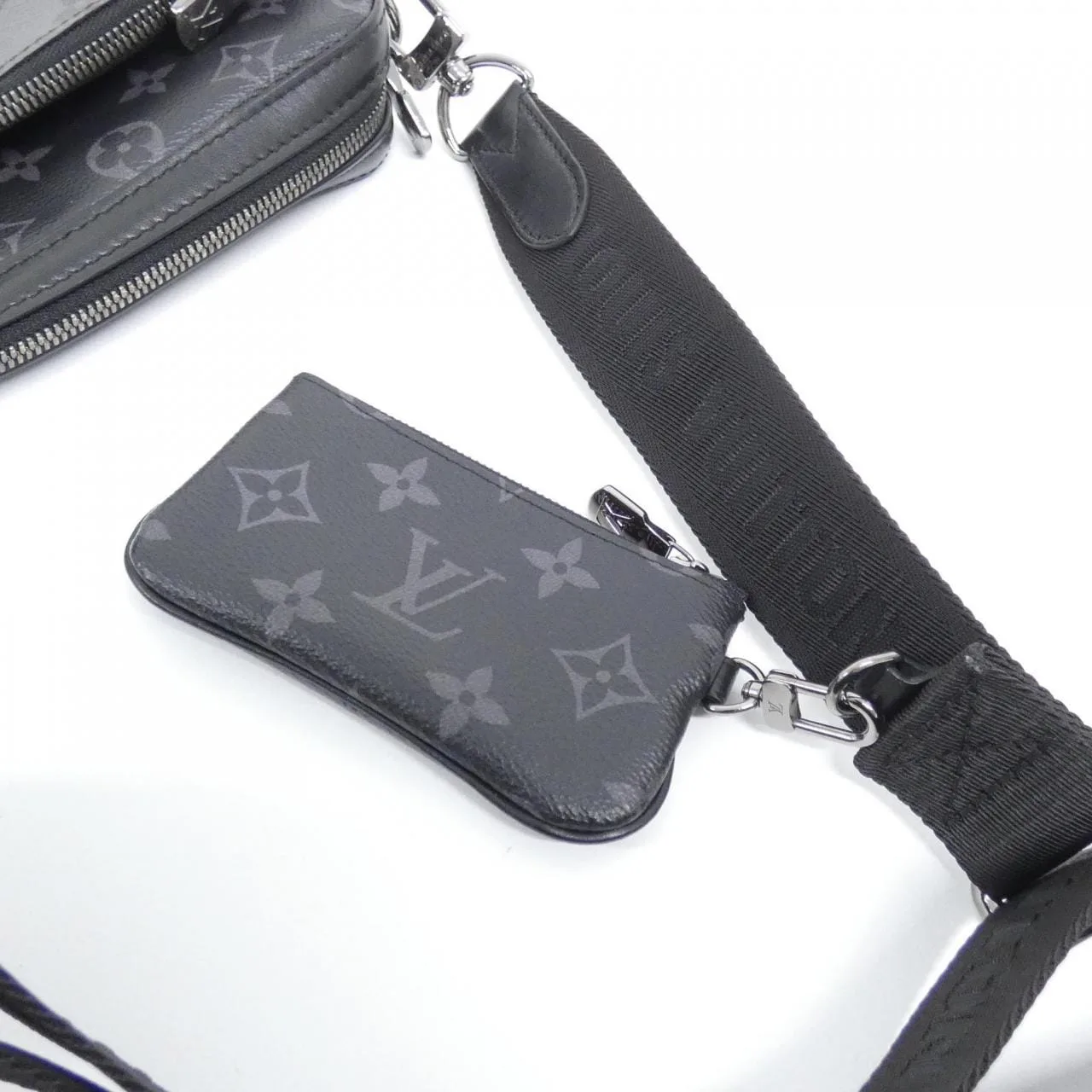 LOUIS VUITTON Eclipse M69443 Shoulder Monogram 黑色 Monogram 中古品A - 縮圖 9