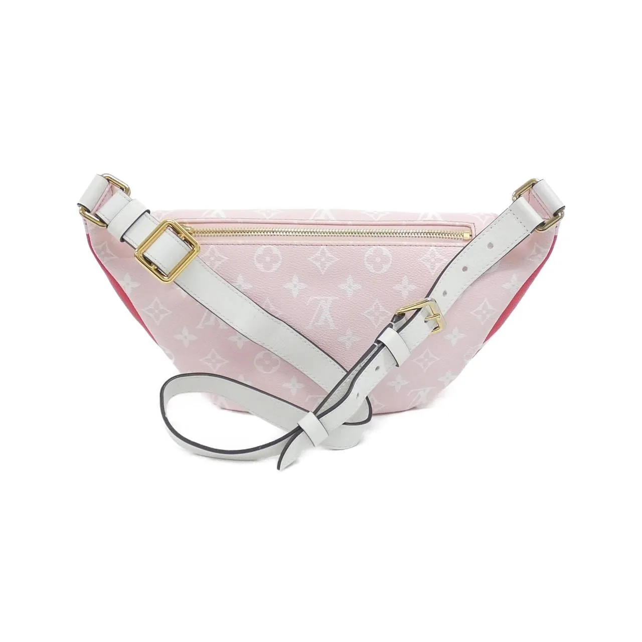 LOUIS VUITTON Bum Bag M44575 Shoulder Monogram Rouge Monogram 中古品B - 縮圖 2