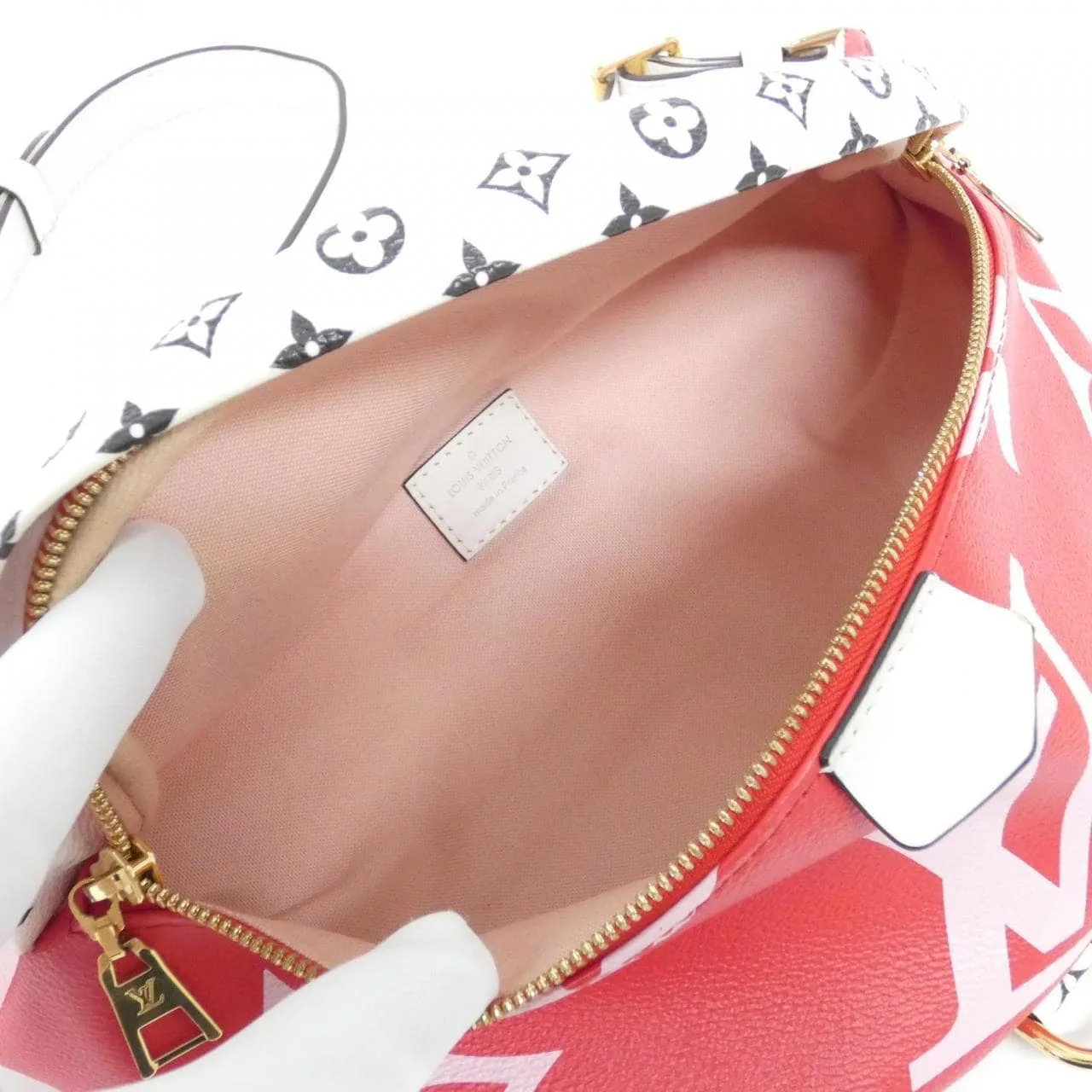 LOUIS VUITTON Bum Bag M44575 Shoulder Monogram Rouge Monogram 中古品B - 縮圖 9